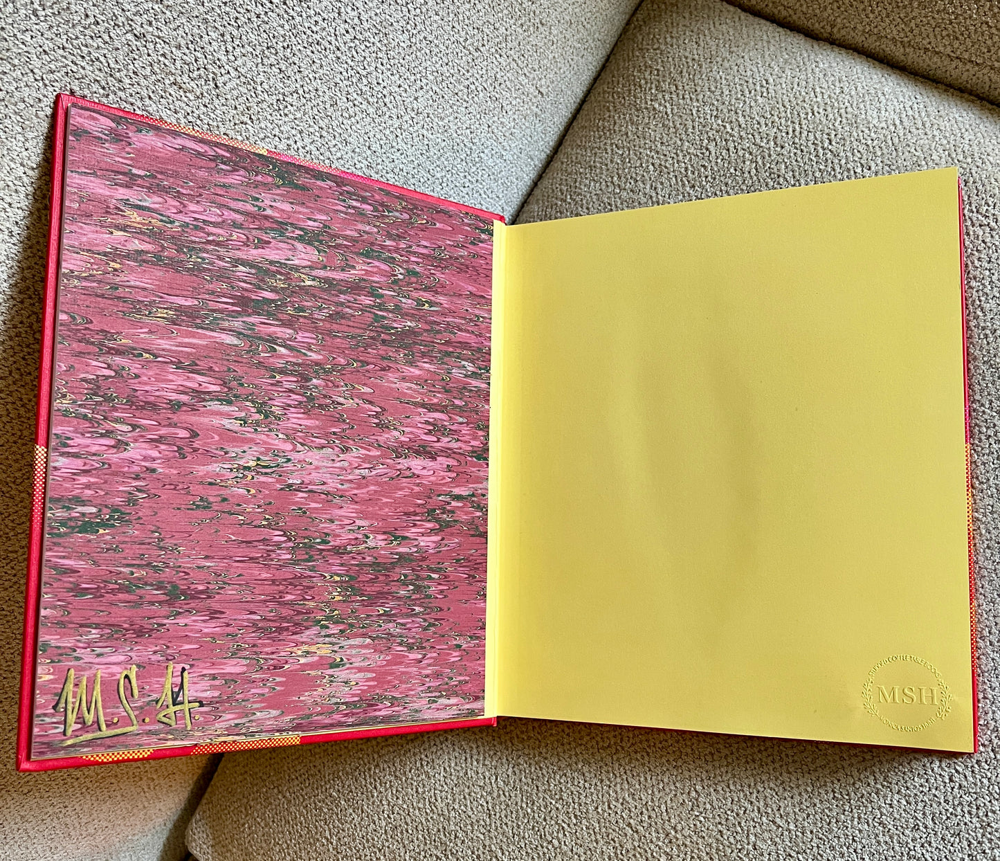 Gold Roses Studded Coffee Table Book