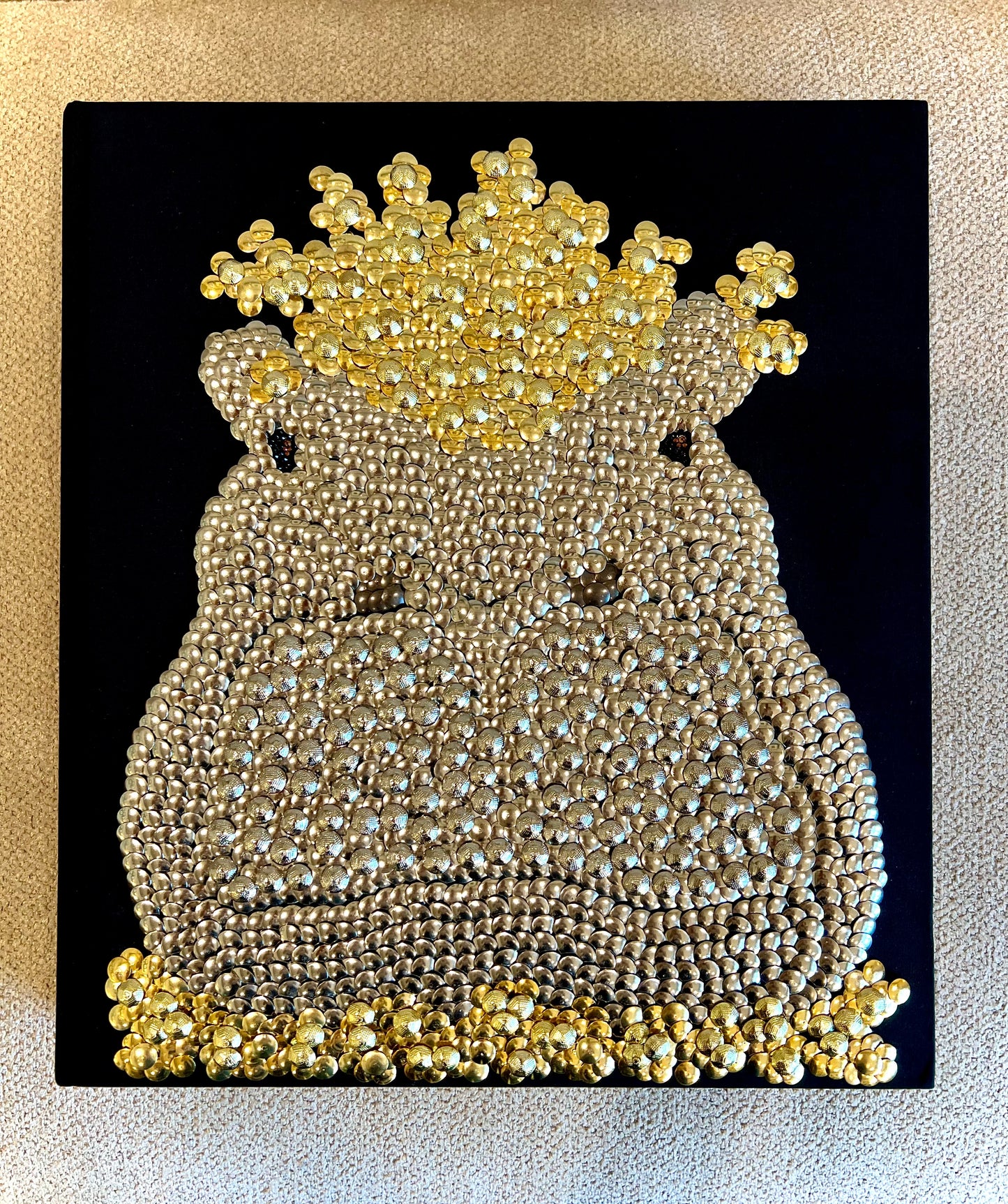 Hippo Studded Coffee Table Book