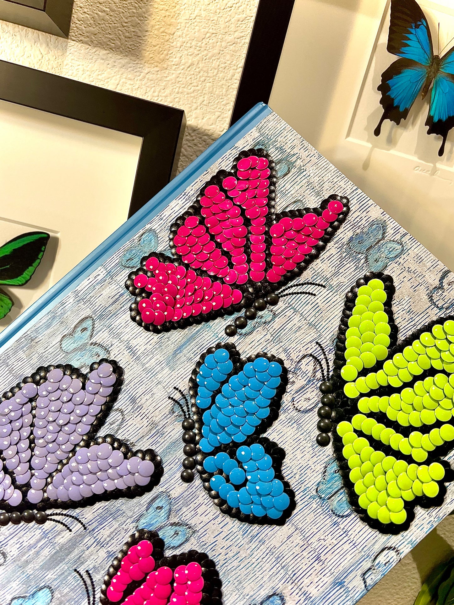 Spring Butterflies Studded Coffee Table Book