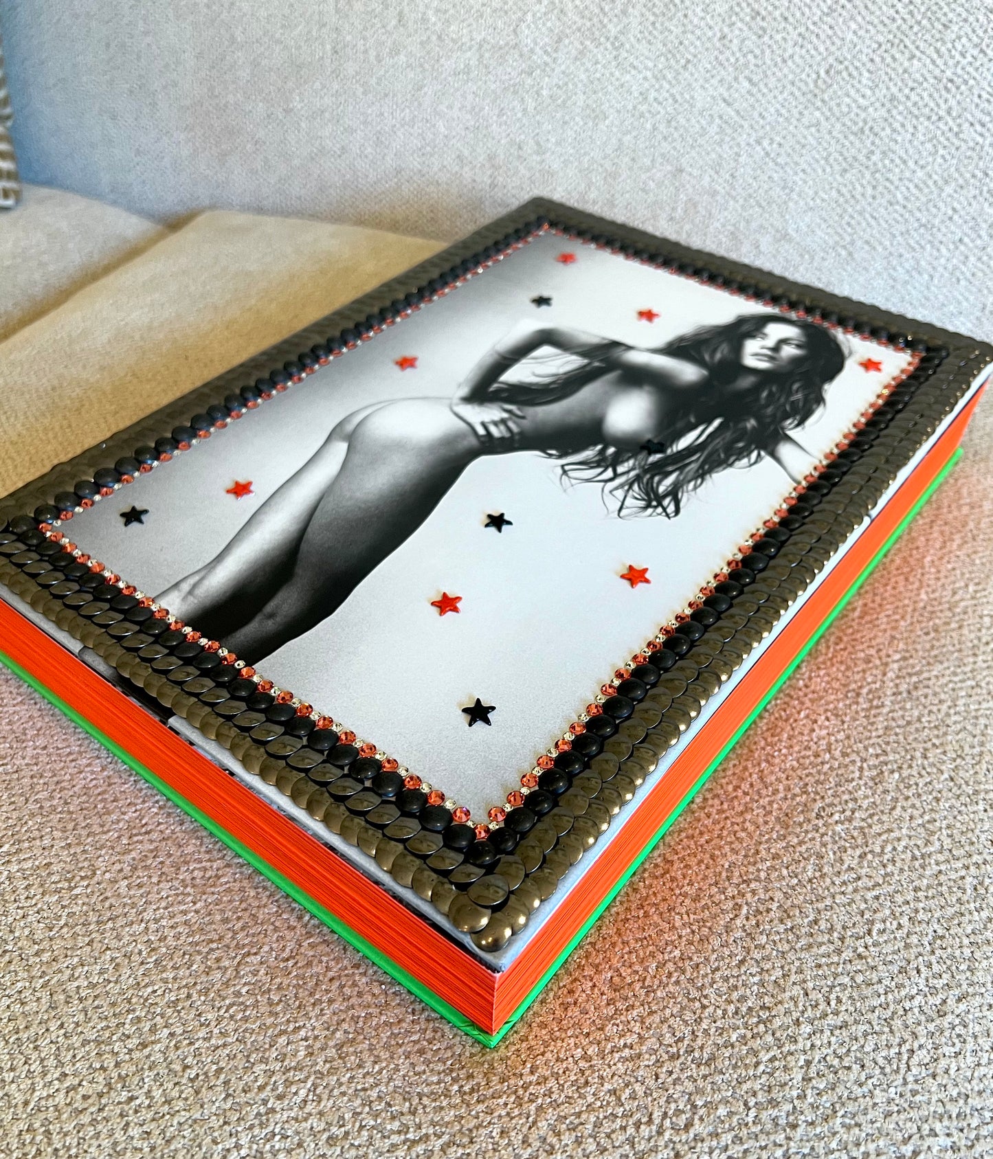 Gisele Studded Coffee Table Book