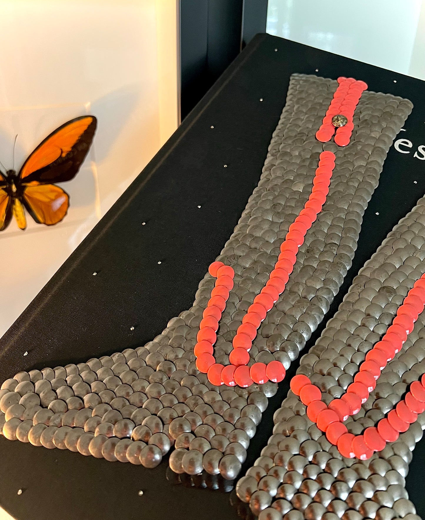 Burnt Orange Boots Studded Coffee Table Book