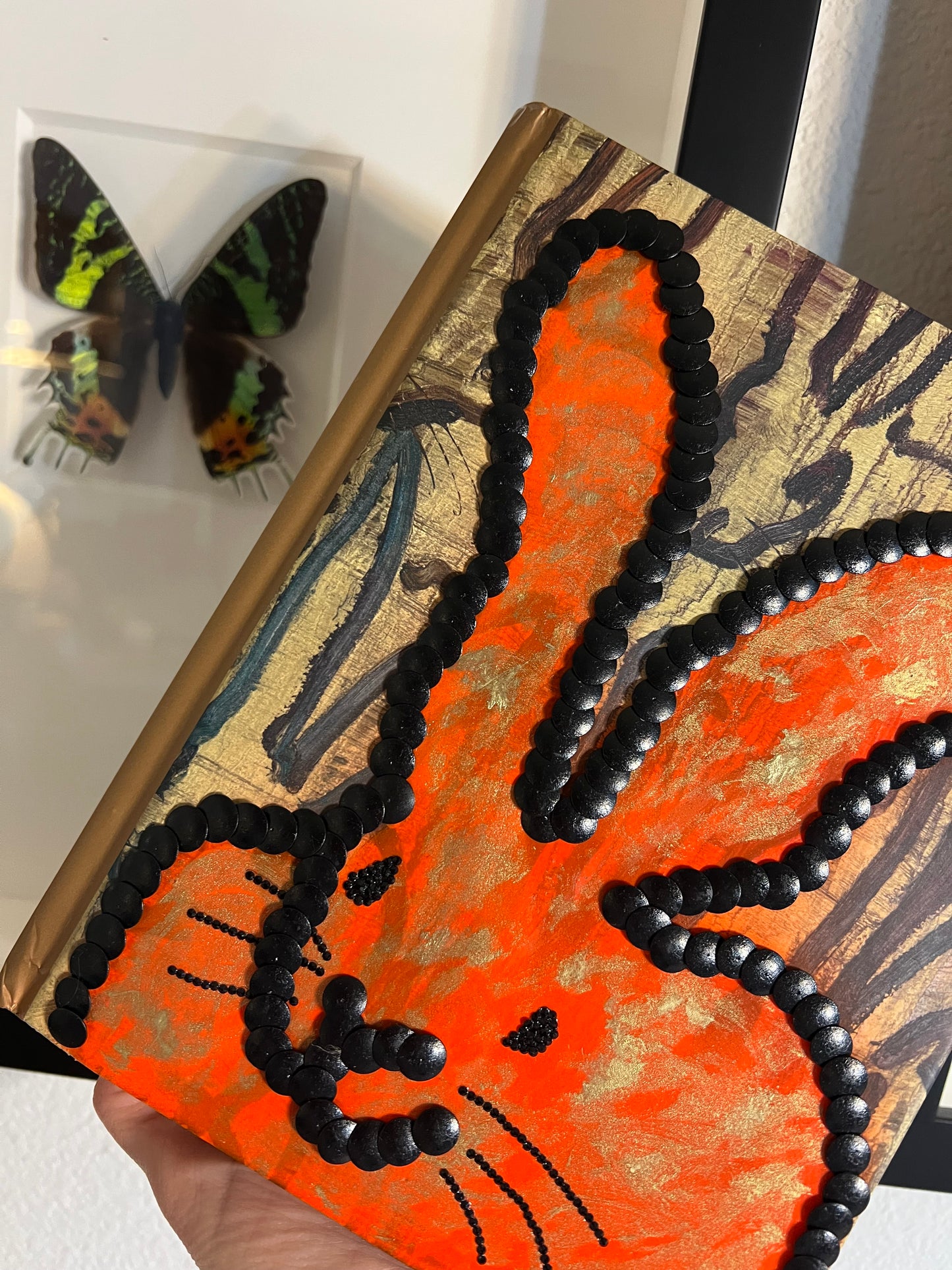 Little Orange Bunny Studder Coffee Table Book