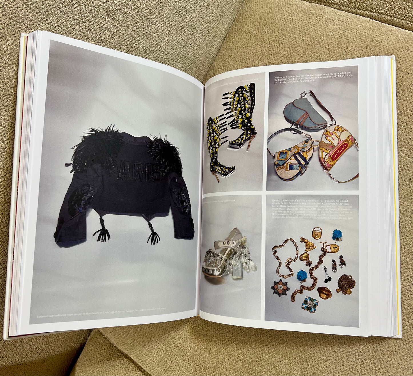 Collecting Fashion Studded Coffee Table Book