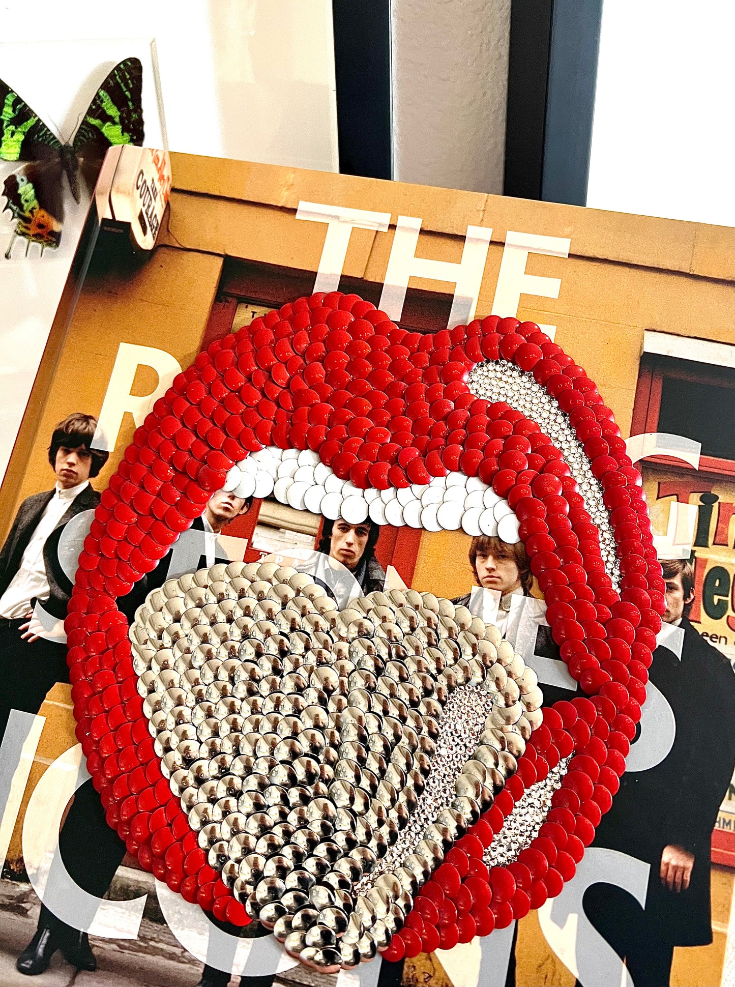 Rolling Stones Studded Coffee Table Book