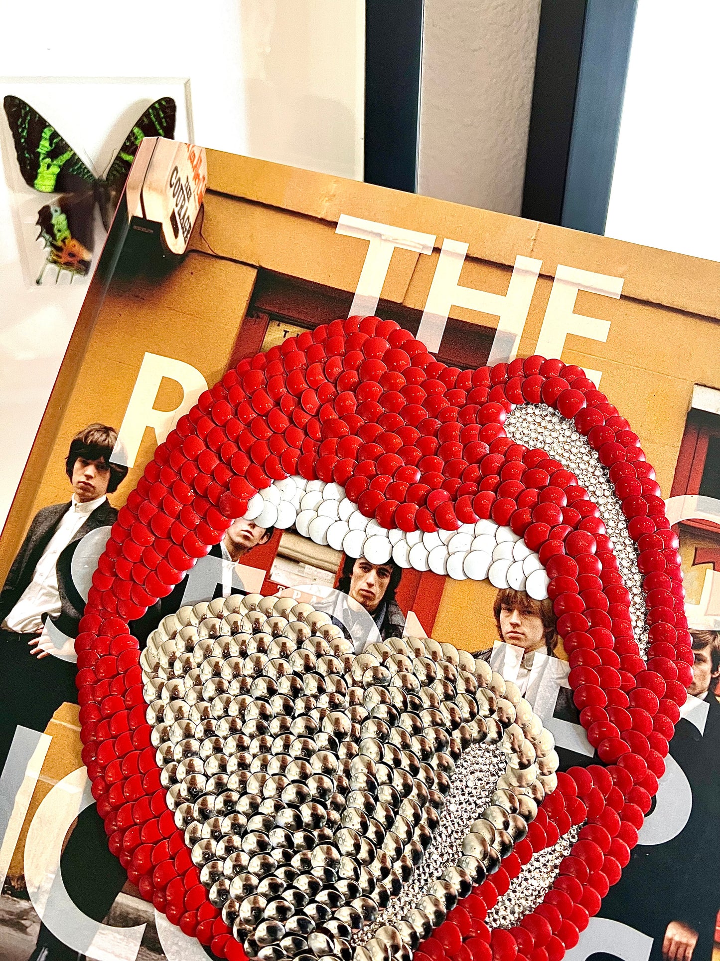 Rolling Stones Studded Coffee Table Book
