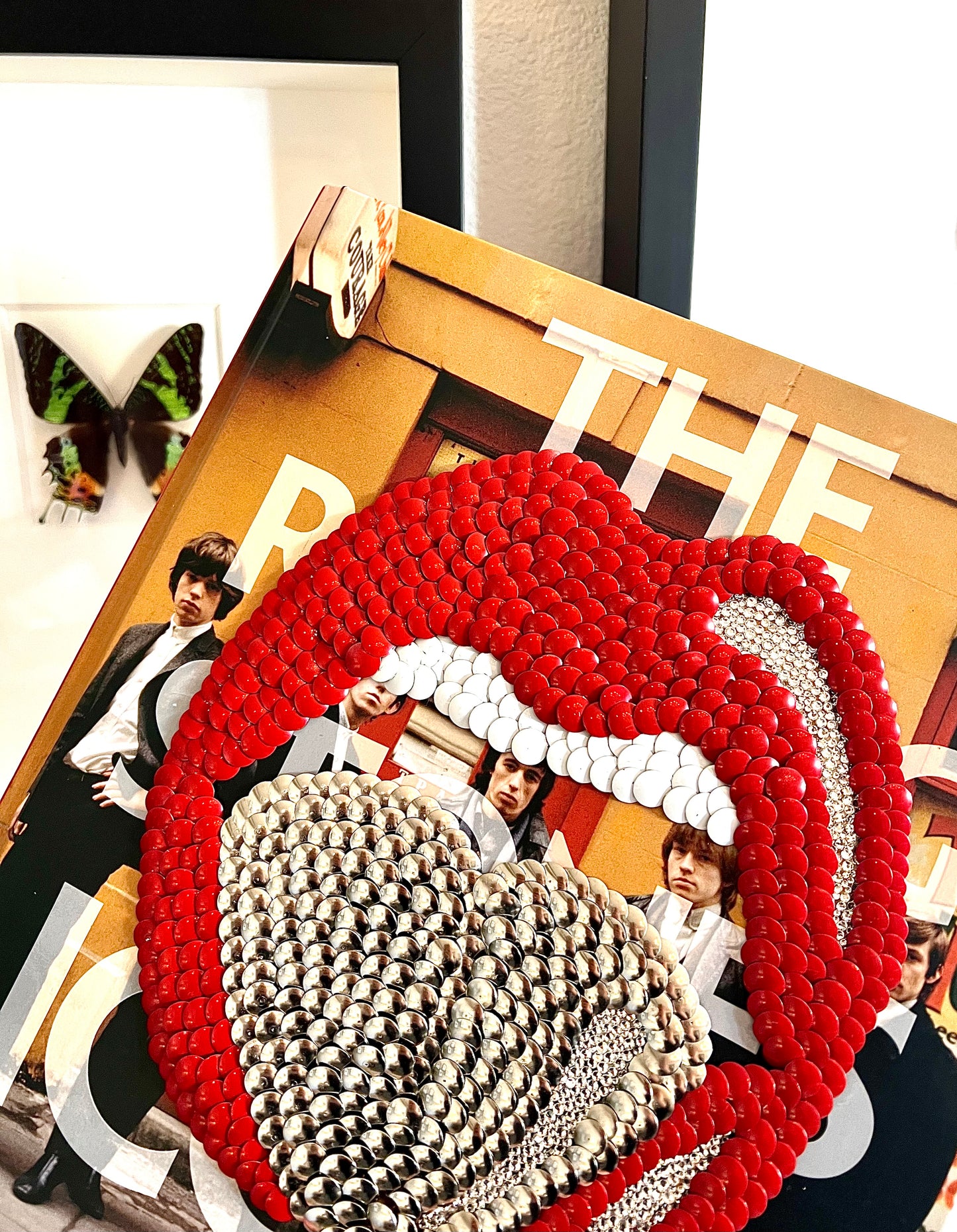 Rolling Stones Studded Coffee Table Book