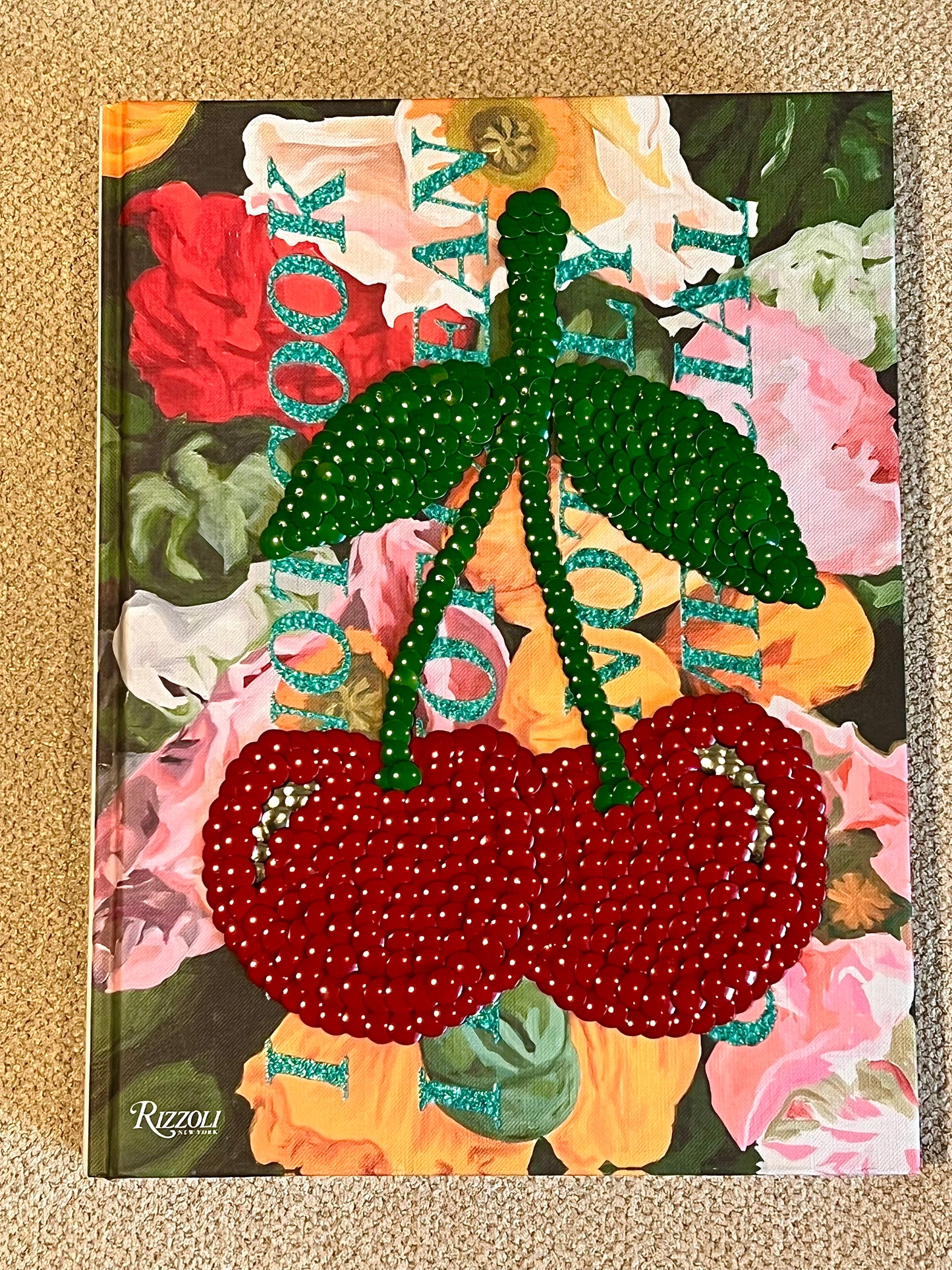Cherries Studded Coffee Table Book