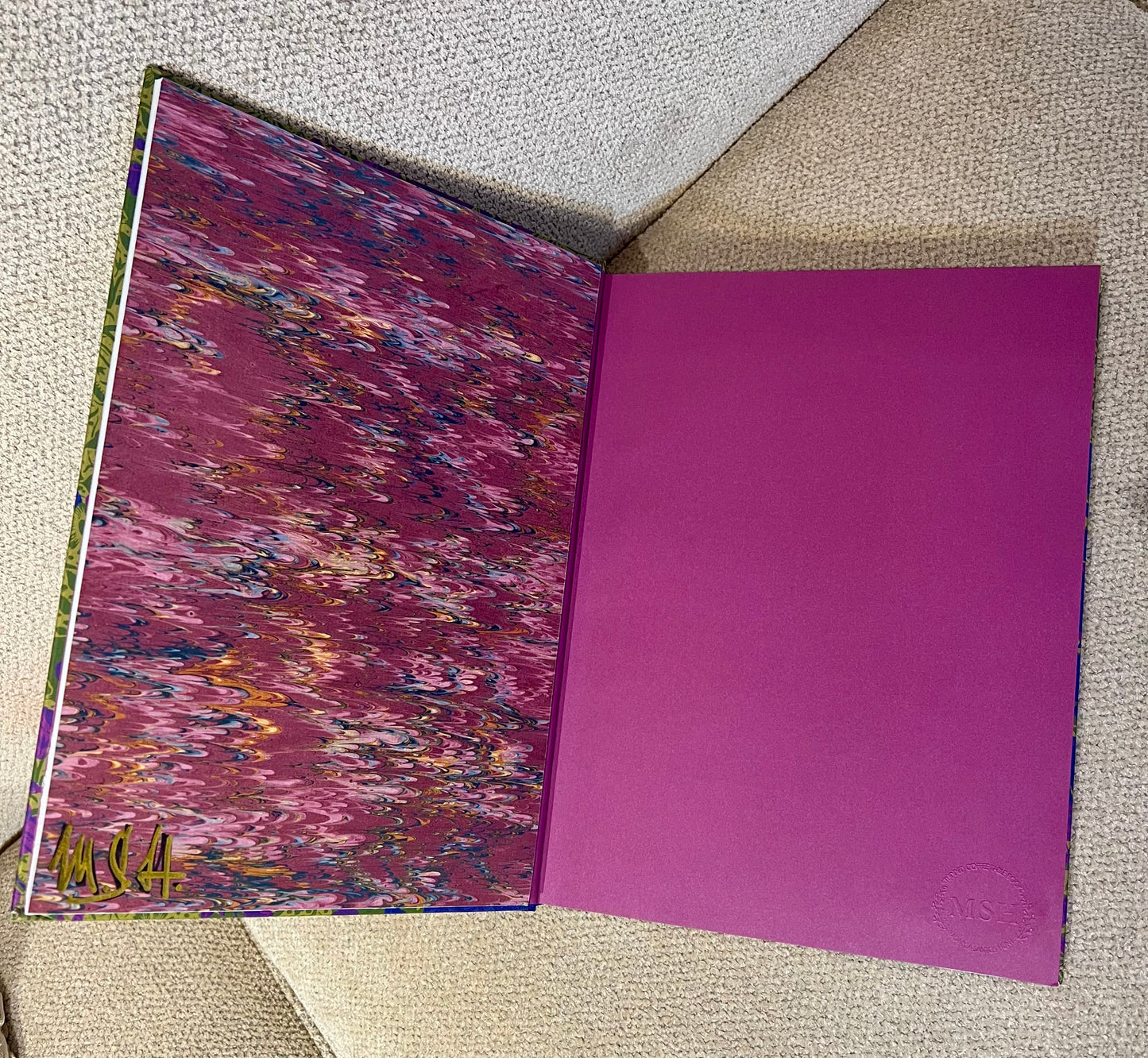 Garden Flowers Studded Coffee Table Book