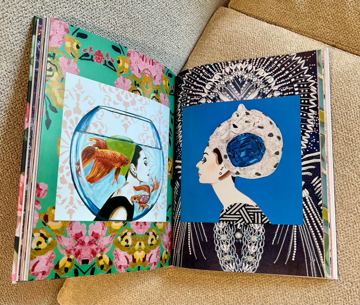 Cherries Studded Coffee Table Book