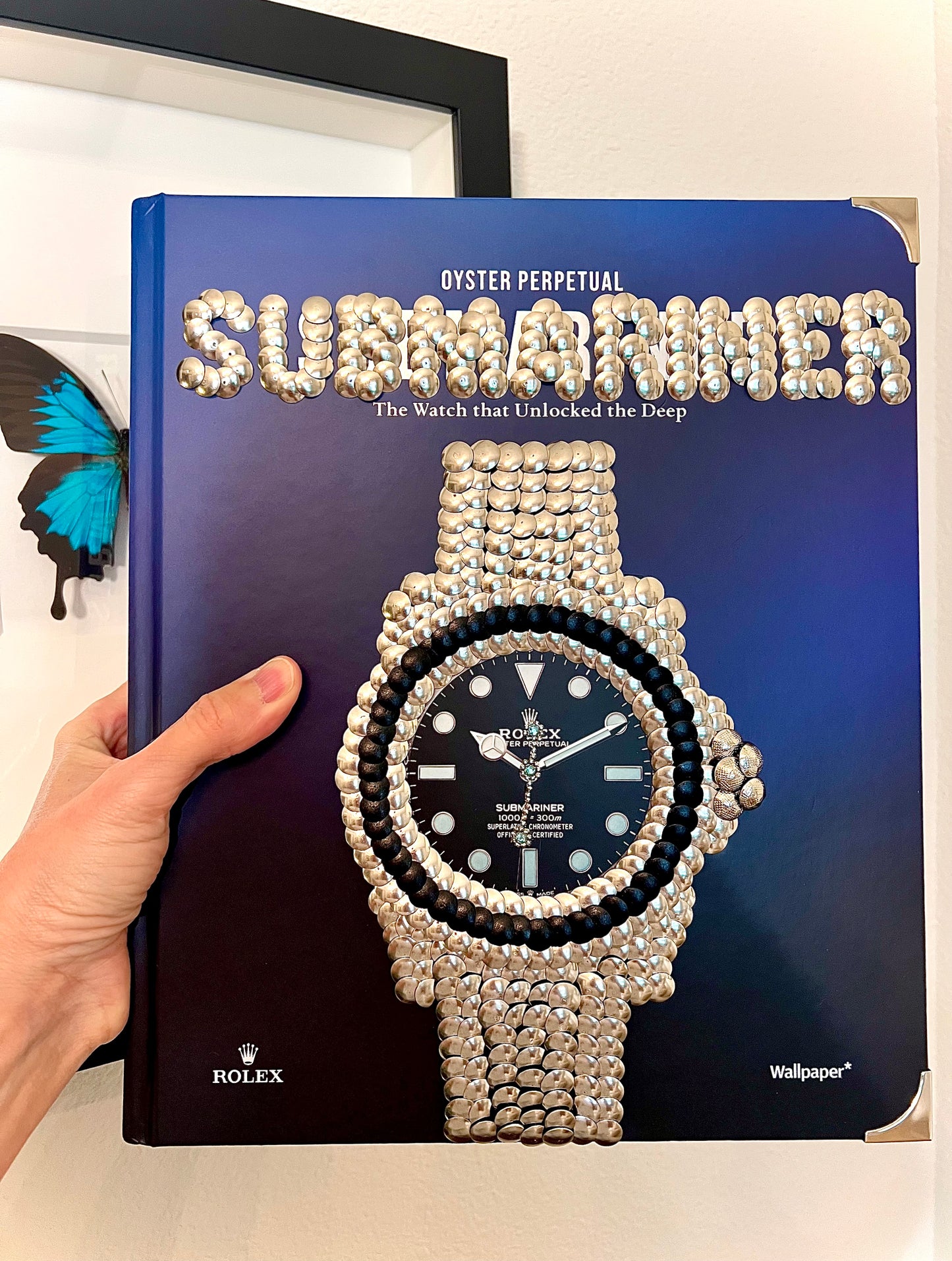Submariner Watch Studded Coffee Table Book