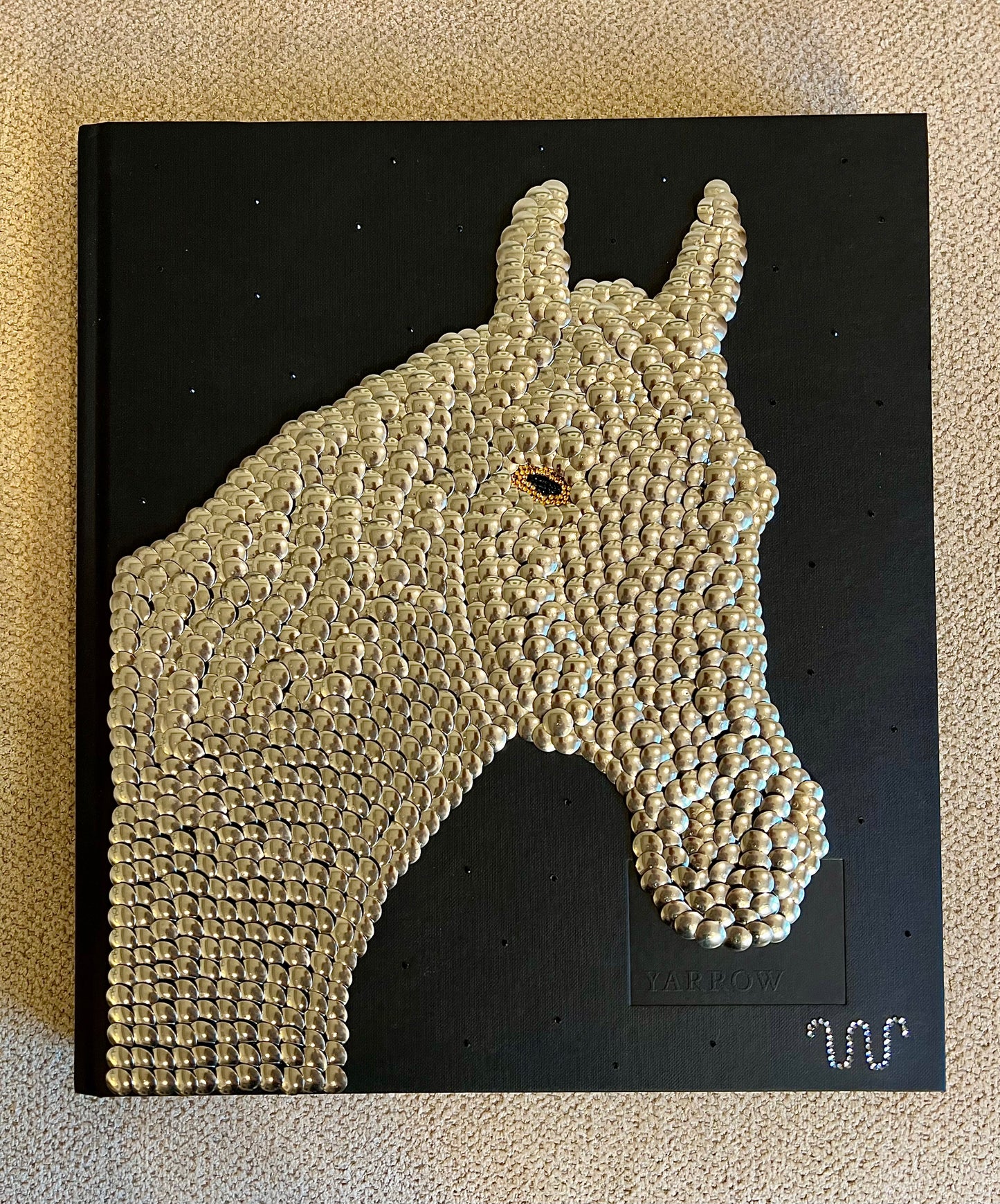 Horse Studded Coffee Table Book