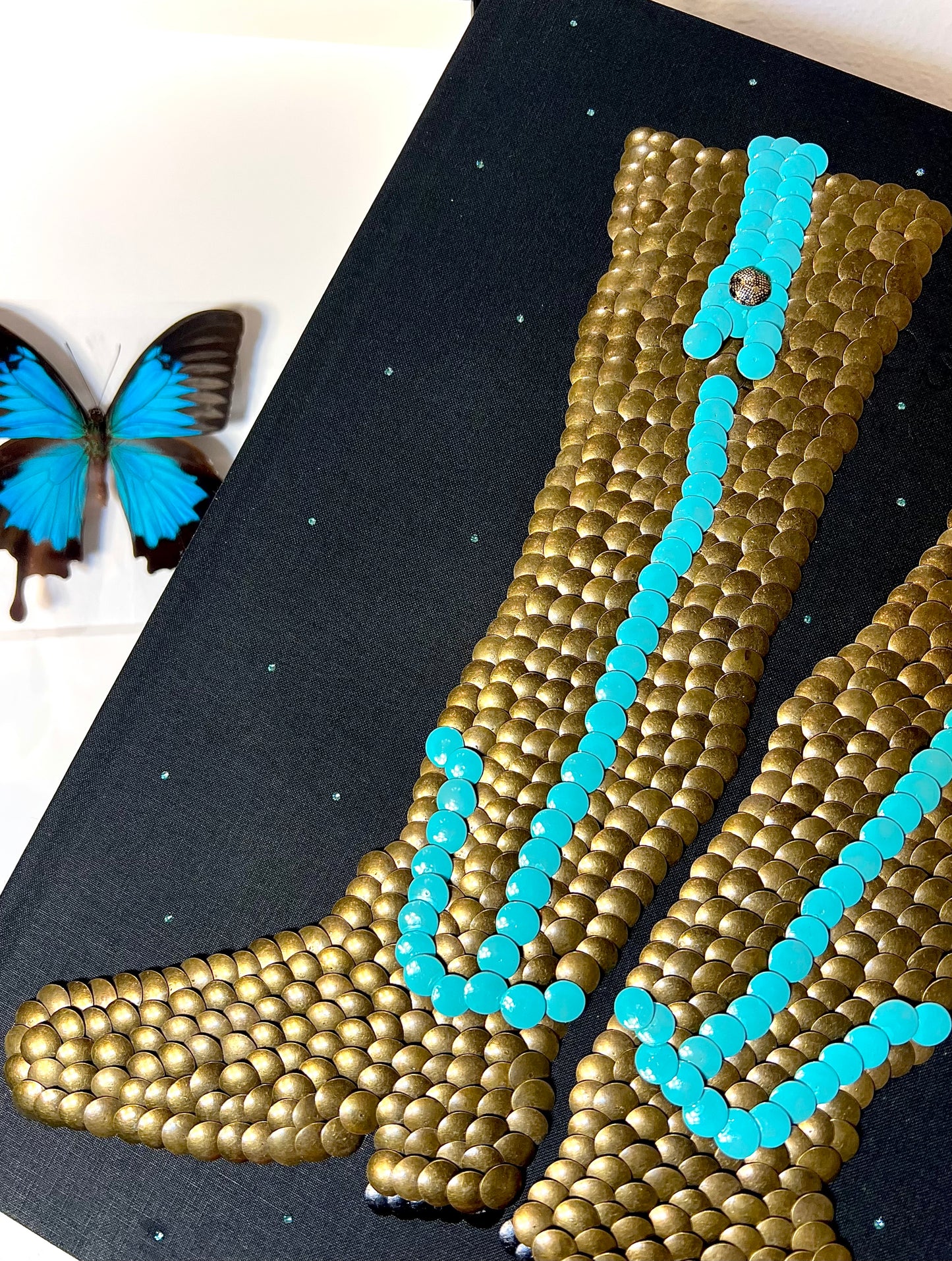 Turquoise Boots Studded Coffee Table Book