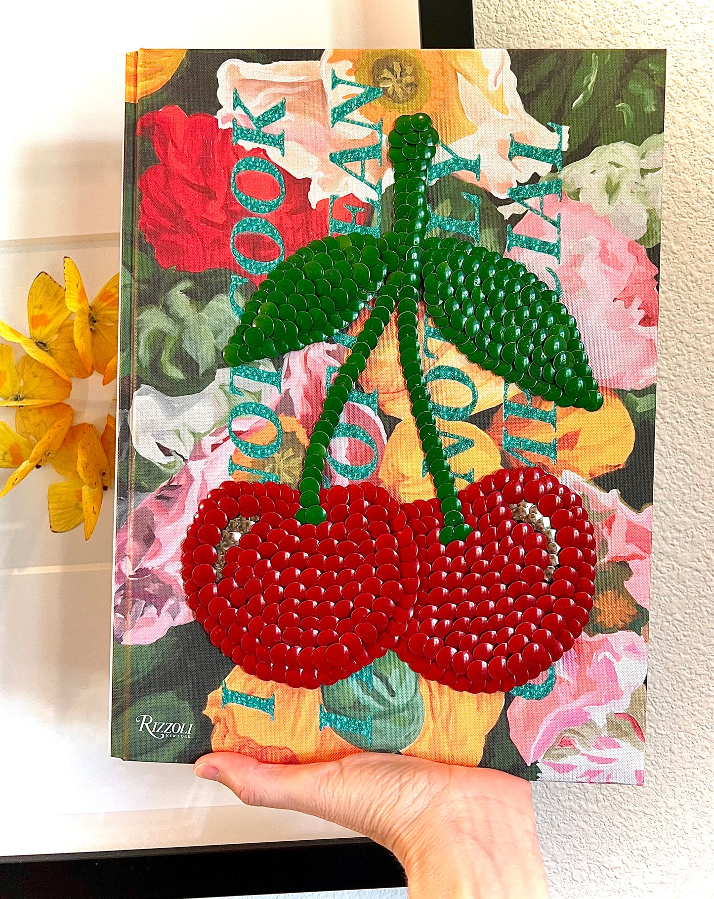 Cherries Studded Coffee Table Book