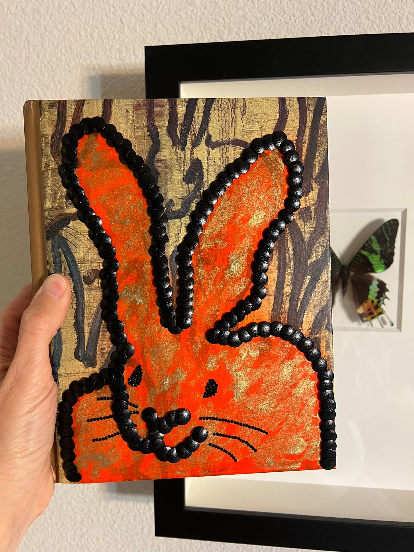 Little Orange Bunny Studder Coffee Table Book