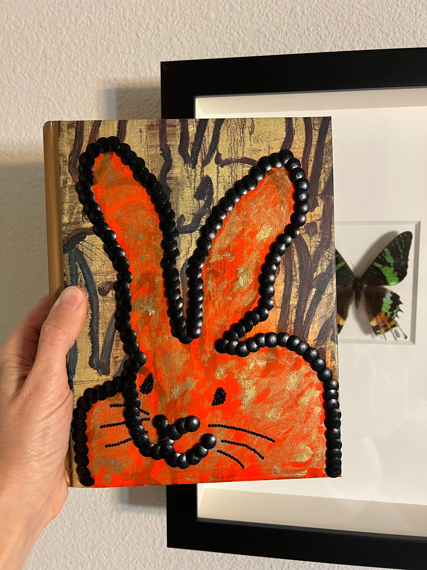 Little Orange Bunny Studder Coffee Table Book
