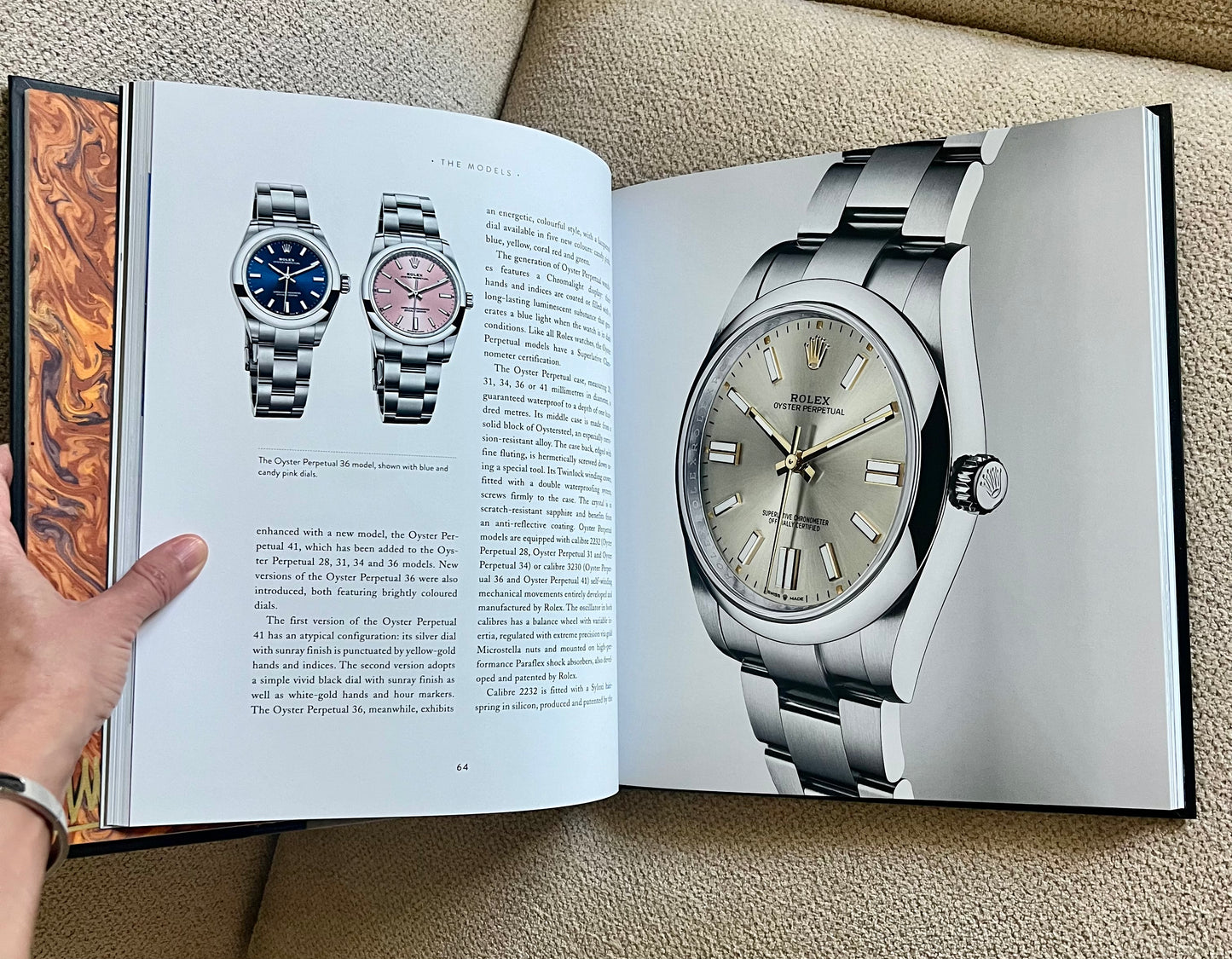 Silver / Rose Gold Watch Studded Coffee Table Book