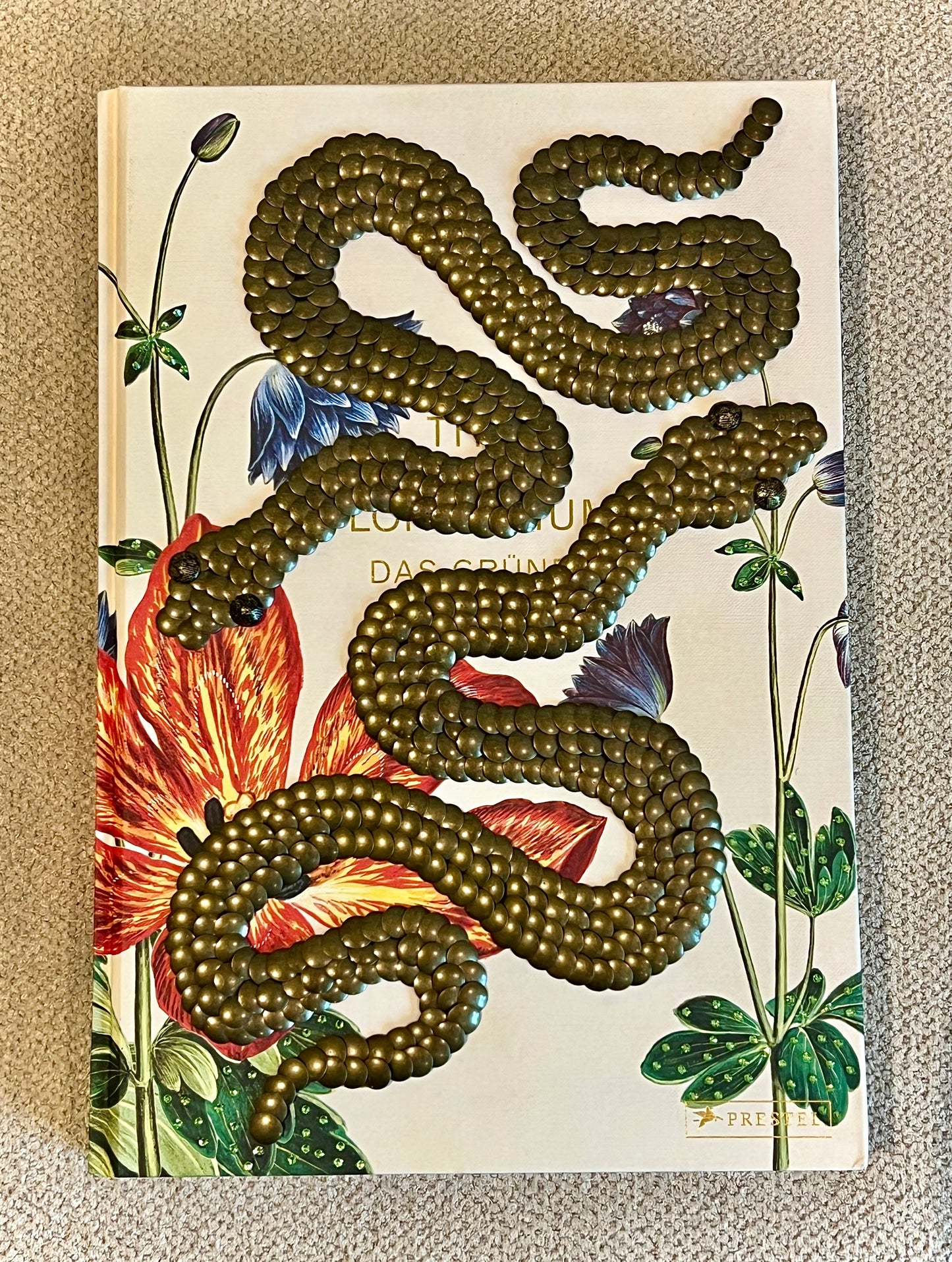 Bronze Snakes Studded Coffee Table Book