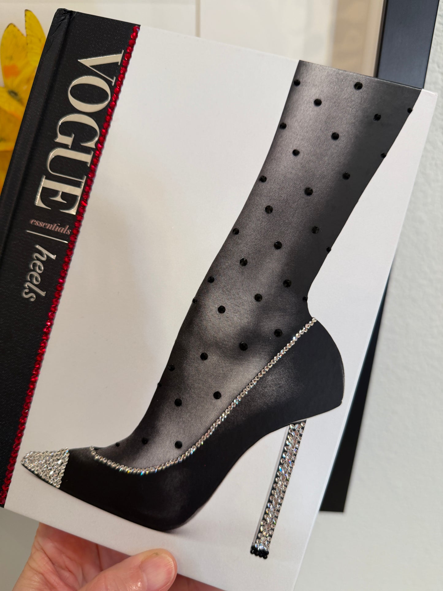 Crystal Heel Embellished Tabletop Book
