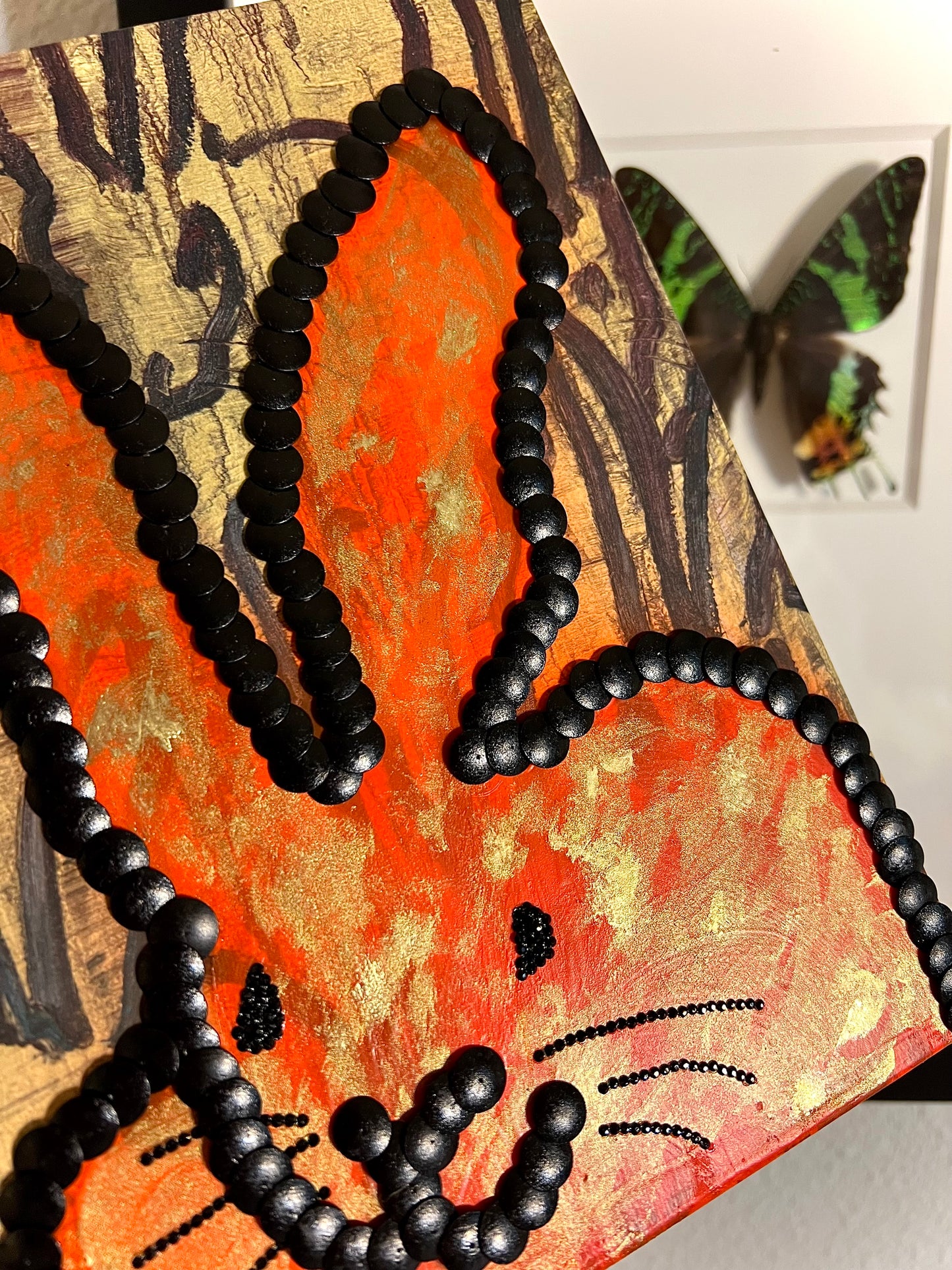 Little Orange Bunny Studder Coffee Table Book