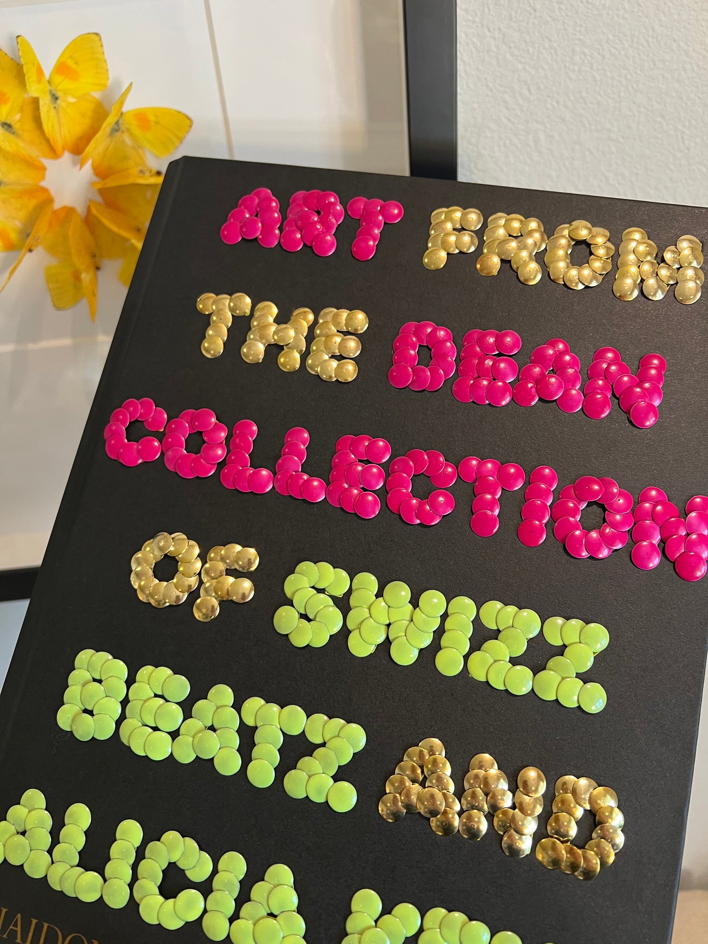 Art from The Dean Collection Studded Coffee Table Book