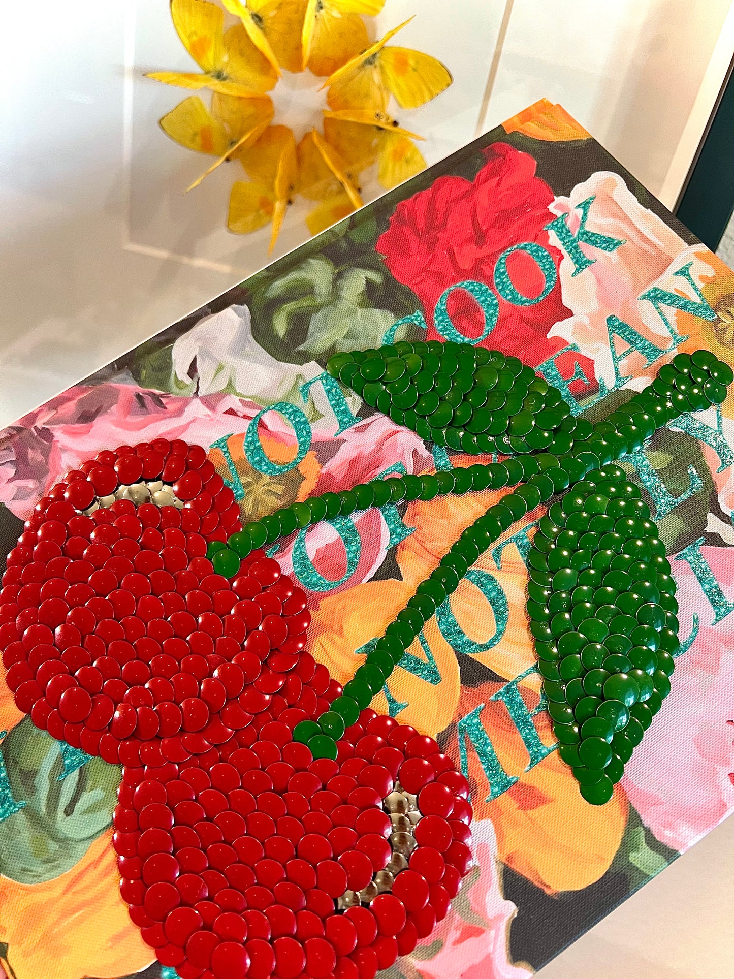 Cherries Studded Coffee Table Book