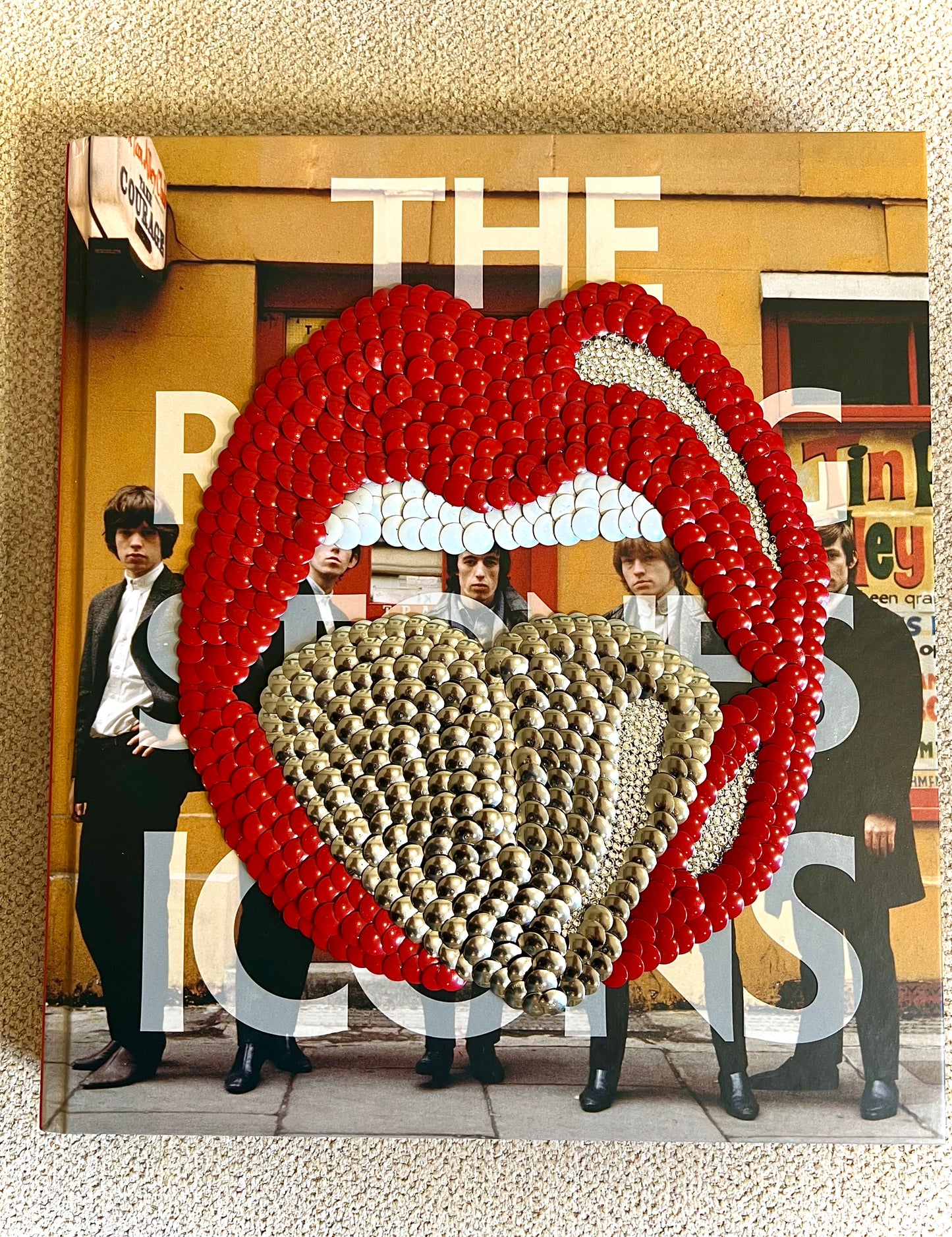 Rolling Stones Studded Coffee Table Book