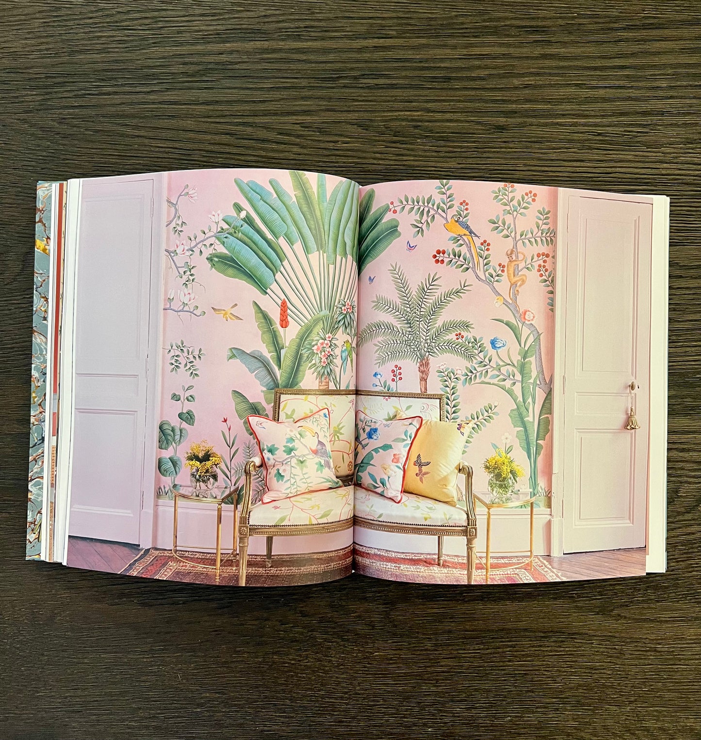 Garden Butterfly Studded Coffee Table Book