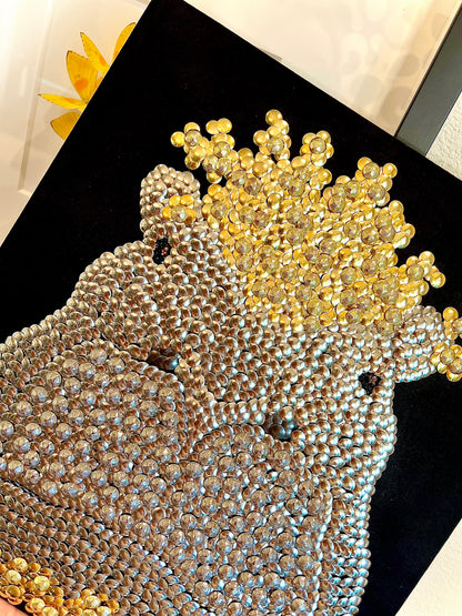 Hippo Studded Coffee Table Book
