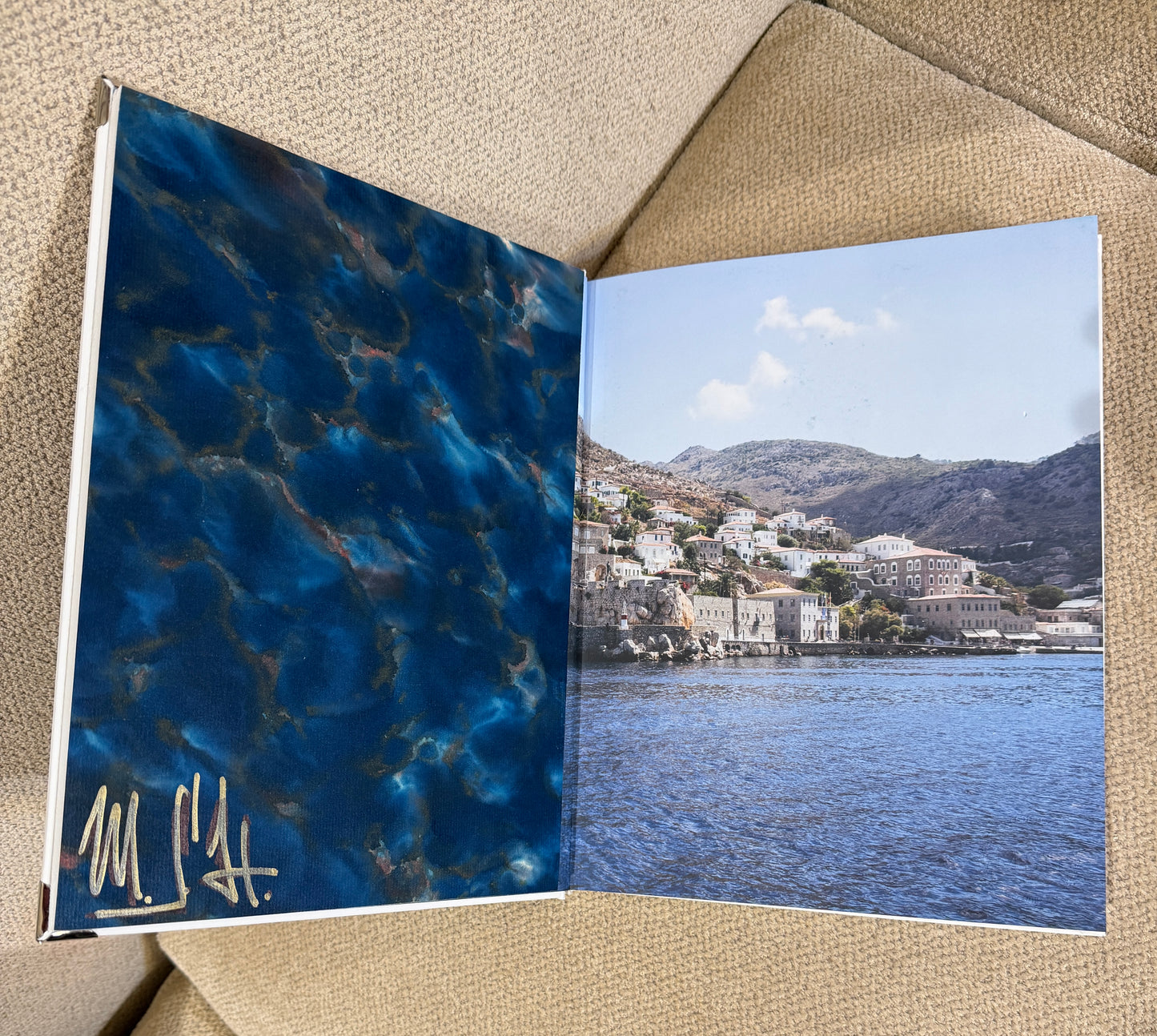 Blue Anchor Studded Tabletop Book