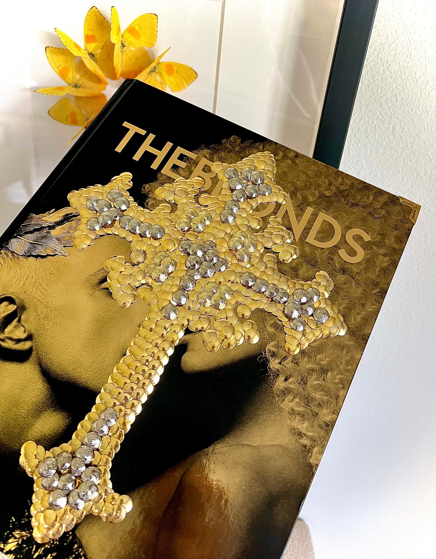 The Gold Cross Studded Coffee Table Book