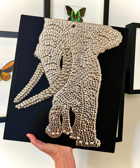 Elephant Studded Coffee Table Book