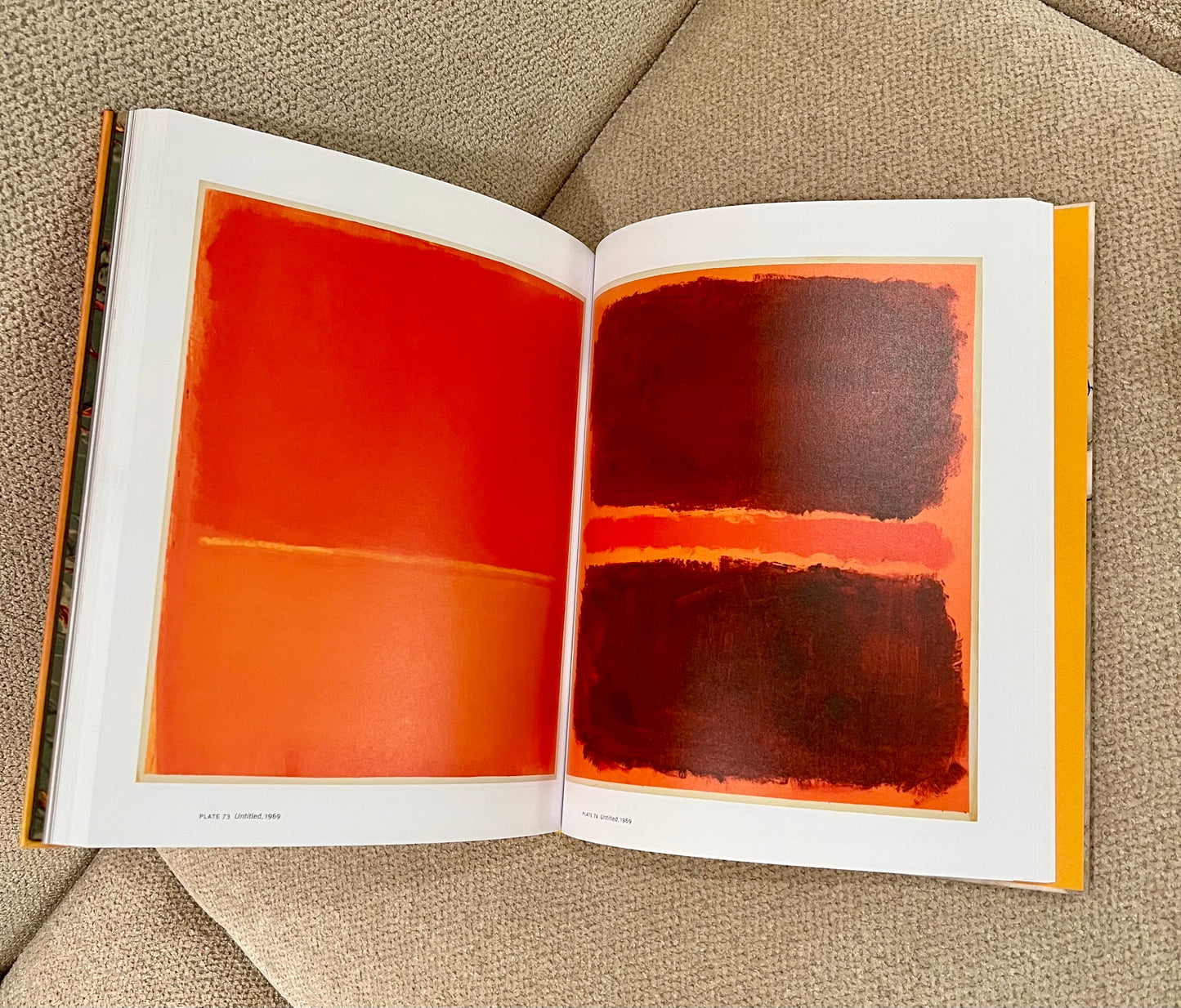 ROTHKO Paintings on Paper Studded Coffee Table Book