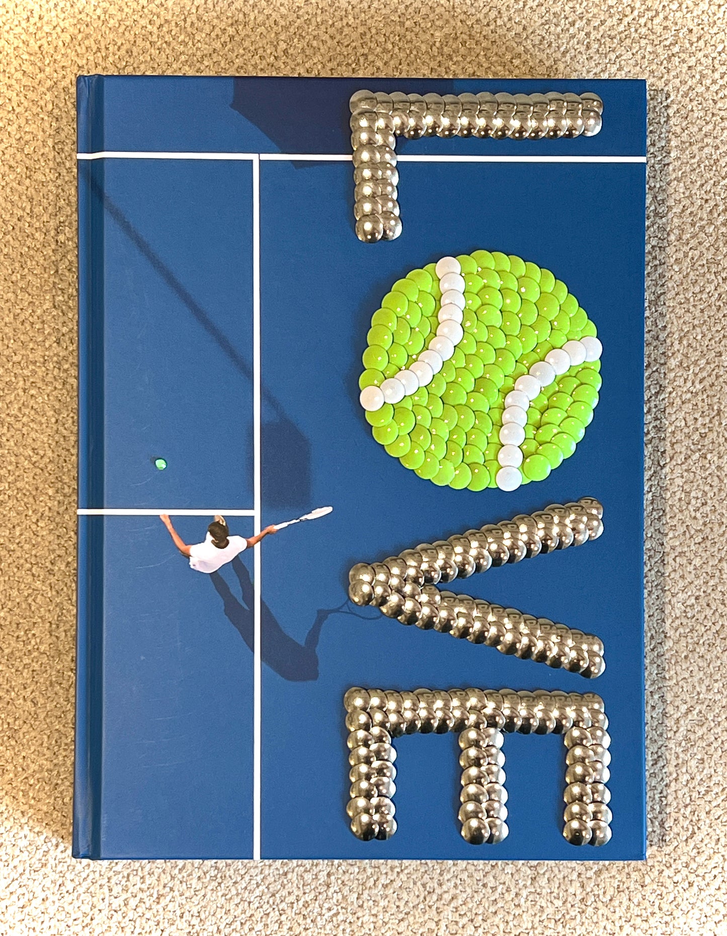 L🎾VE Tennis Pink Studded Coffee Table Book