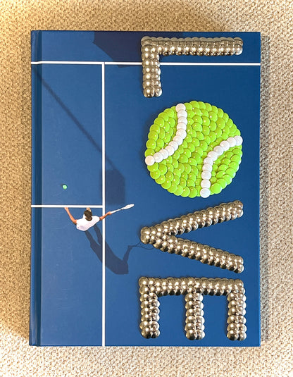 L🎾VE Tennis Pink Studded Coffee Table Book