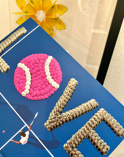 L🎾VE Tennis Studded Coffee Table Book