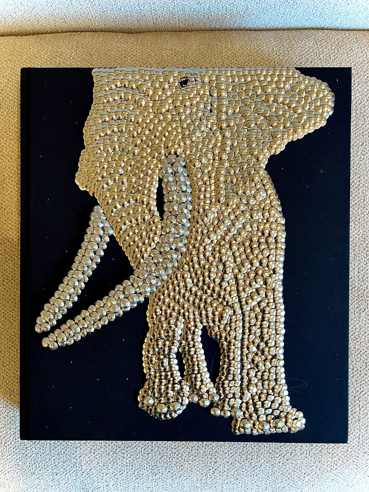 Elephant Studded Coffee Table Book