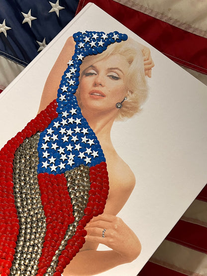 Star-Spangled Marilyn Studded Coffee Table Book