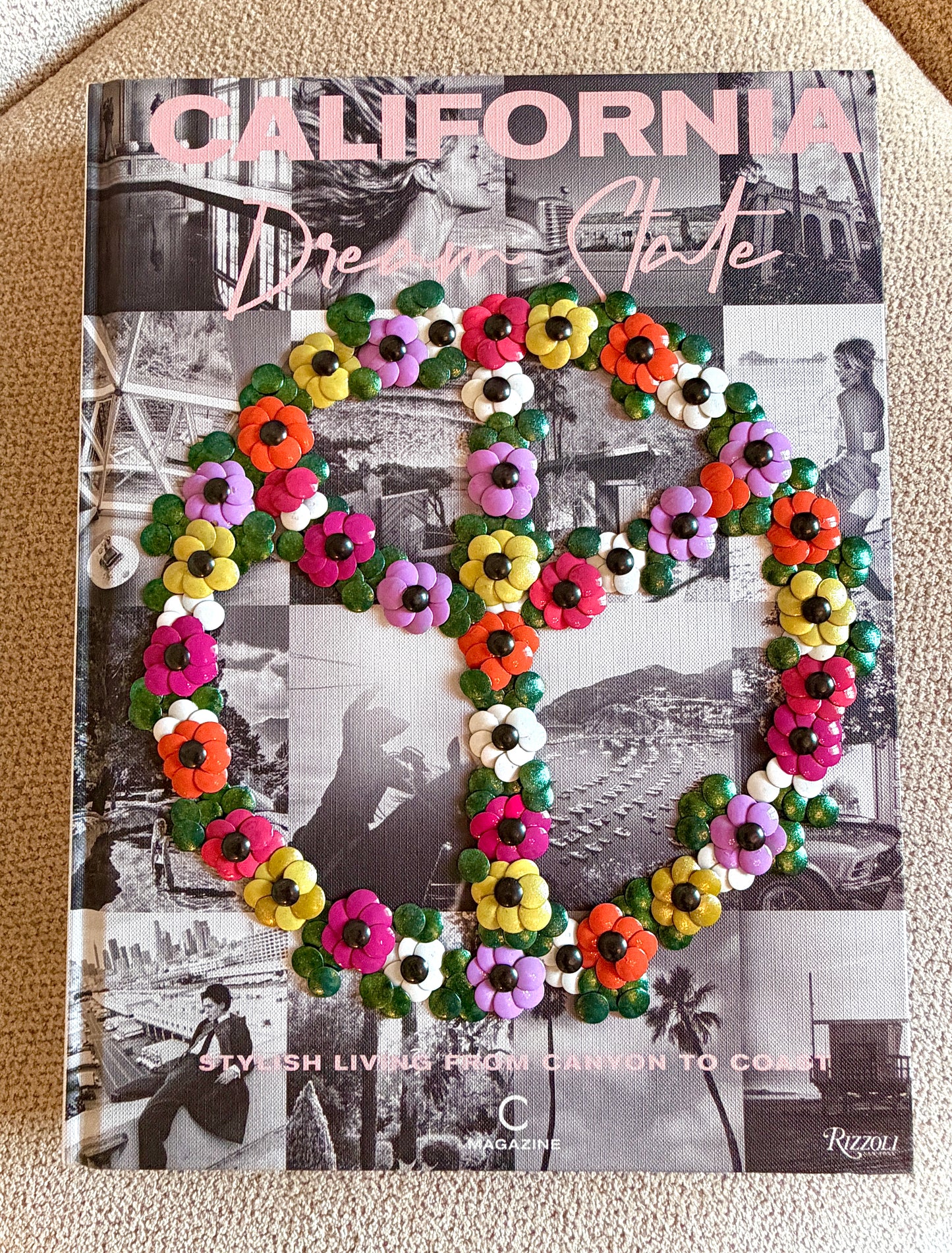Peace & Love Studded Coffee Table Book