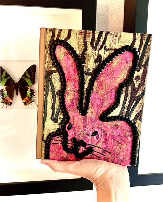 Little Pink Bunny studded Coffee Table Book
