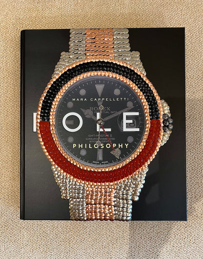 Silver / Rose Gold Watch Studded Coffee Table Book