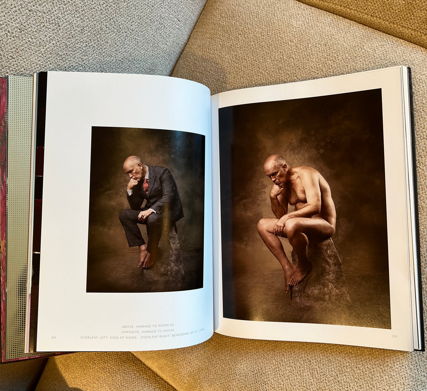 Malkovich Portrait Studded Coffee Table Book