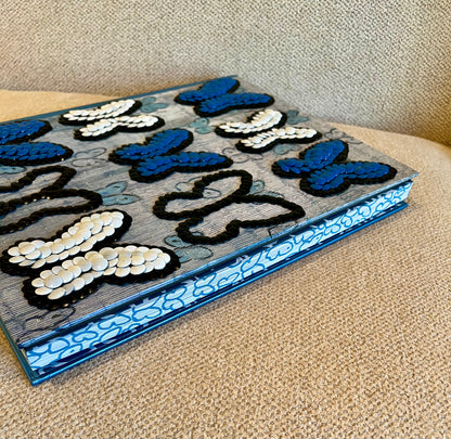 Butterflies Fluttering Studded Coffee Table Book