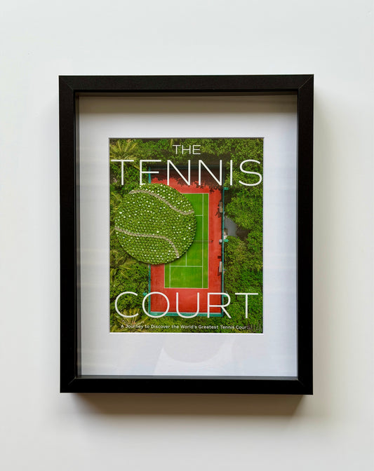 Green Tennis Ball | MSH WallArt Luxury Crystal-Embellished Wall Art