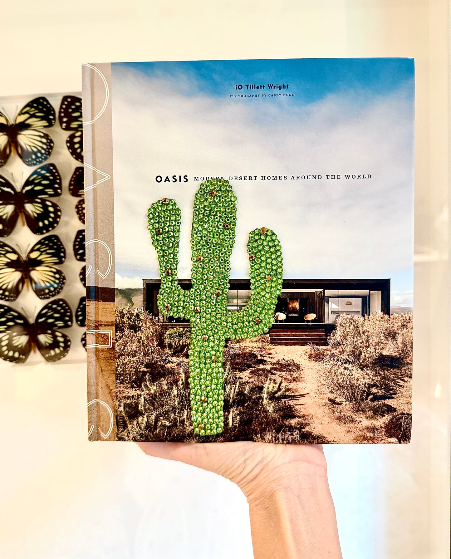 Cactus Crystal Embellished Tabletop Book