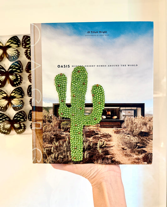 Cactus Crystal Embellished Tabletop Book