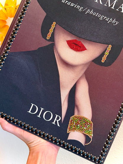 D’OR Woman Crystal Embellished Studded Table Book