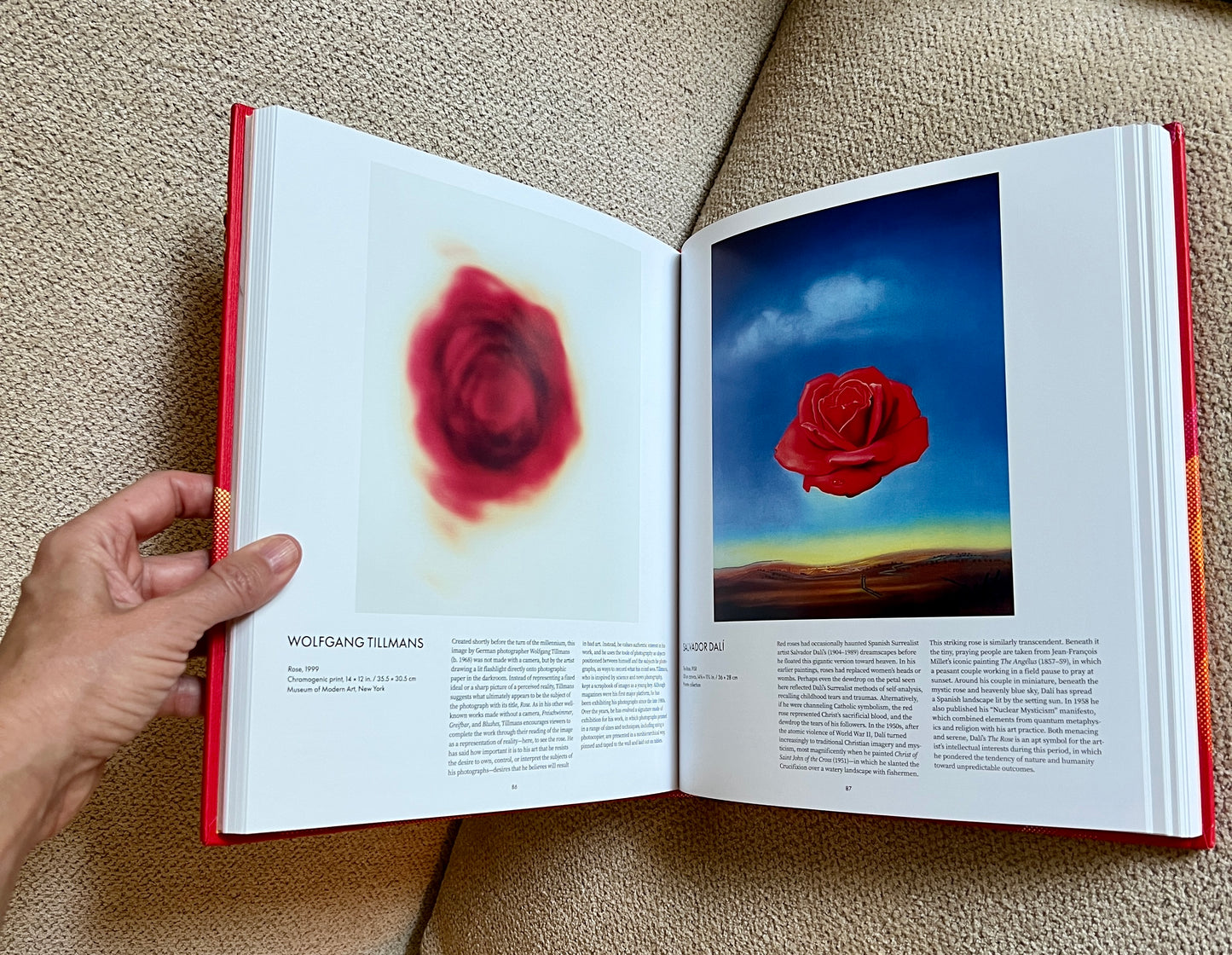 Gold Roses Studded Coffee Table Book