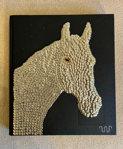 Horse Studded Coffee Table Book