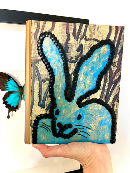 Little Blue Bunny Studded Coffee Table Book