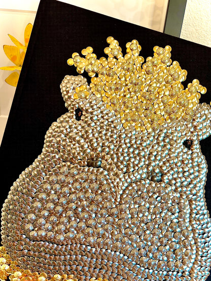 Hippo Studded Coffee Table Book